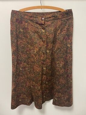Vtg Inclinations USA 100 cotton skirt large